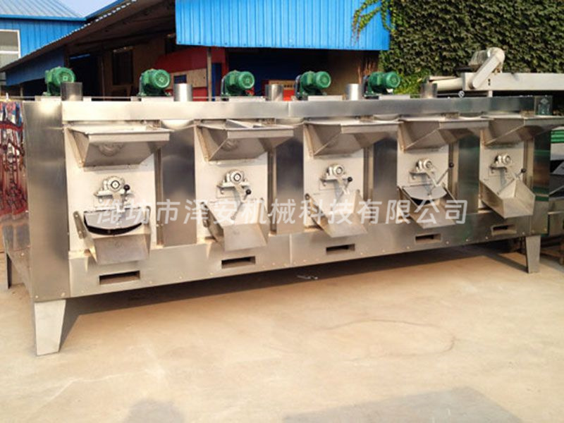 芝麻、花生五筒旋轉(zhuǎn)烤爐2
